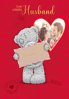 Me To You - Wonderful Husband Photo Card