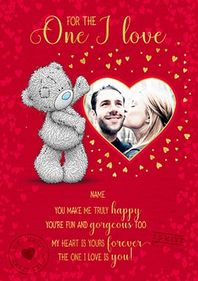 Me To You - One I Love Photo Valentine's Day Card