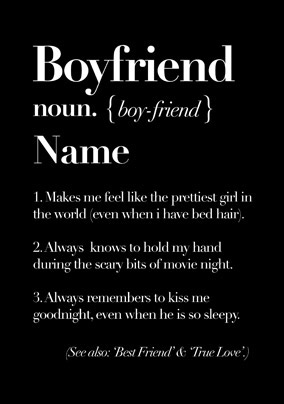Define Love - Boyfriend