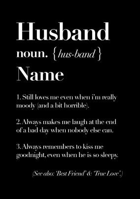 Define Love - Husband