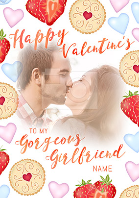 Girlfriend Valentine's Day Photo Upload Card - Sweet Life