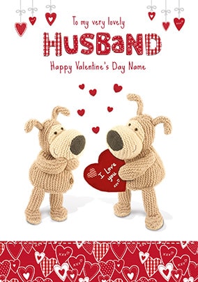Boofle - Lovely Husband Card