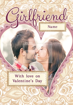 Girlfriend With Love Photo Card