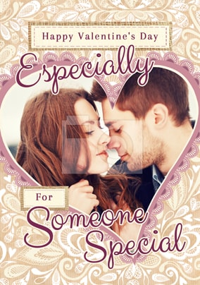 For Someone Special Photo Valentine's Card
