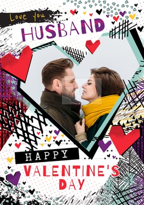 Husband Happy Valentine's Day Photo Card