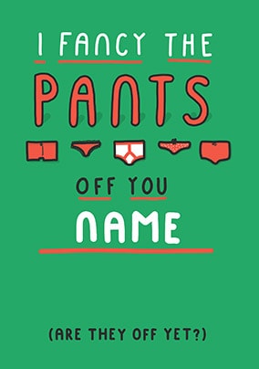 Fancy Pants Personalised Card