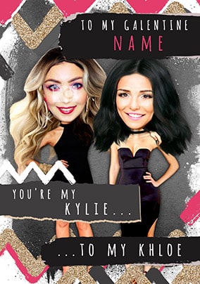 Kylie To My Khloe Photo Card
