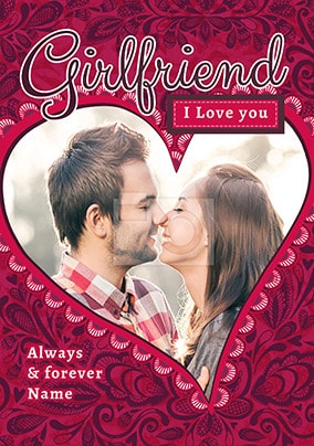 Girlfriend - Always & Forever Photo Card