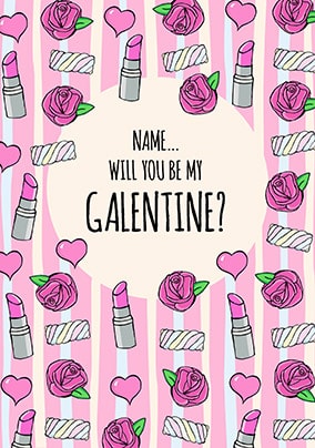 Be My Galentine? Personalised Card