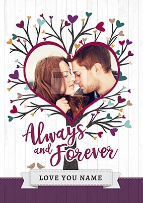 Love Tree Photo Valentines Card
