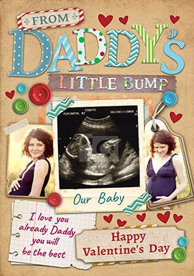 From Daddy's Little Bump Photo Card