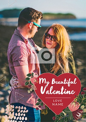 My Beautiful Valentine Photo Card