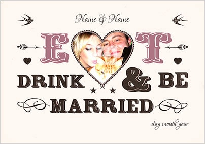 Alpha Betty - Eat Drink & Be Married