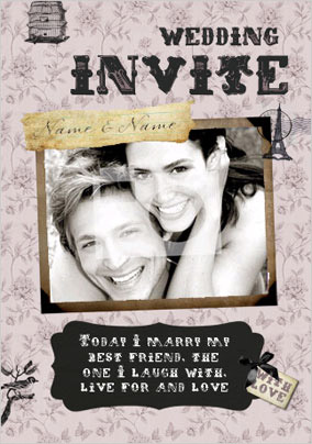 Avec L'Amour - Wedding Invite