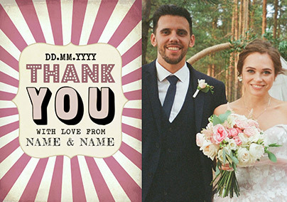 Big Top - Wedding Thank You