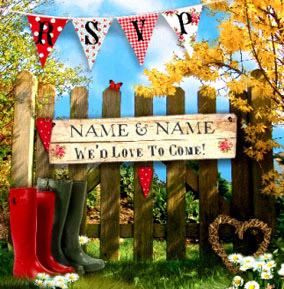 In The Country - Wedding RSVP