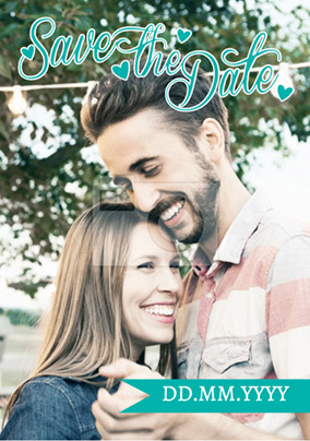 Essentials - Save the Date Card Full Photo Upload
