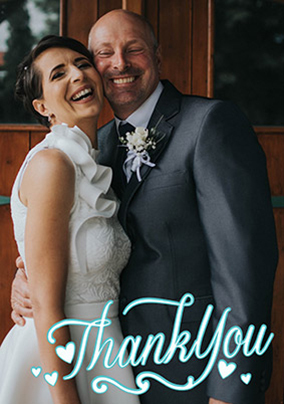 Essentials - Wedding Thank You Card Full Photo Upload