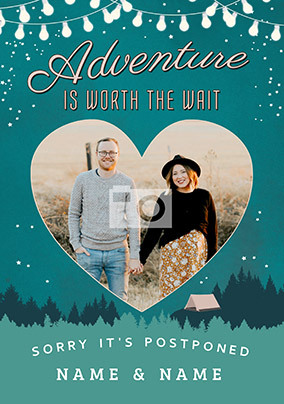 Adventure is Worth the Wait Photo Card