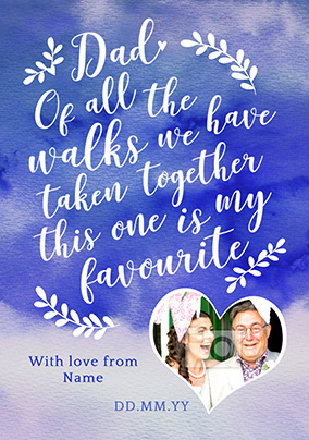 J'adore Father of the Bride Card