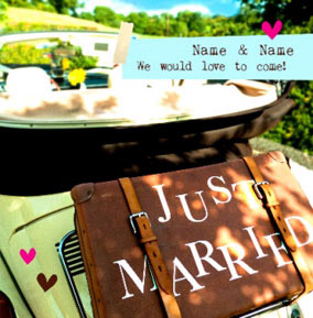 Just Married - Wedding RSVP