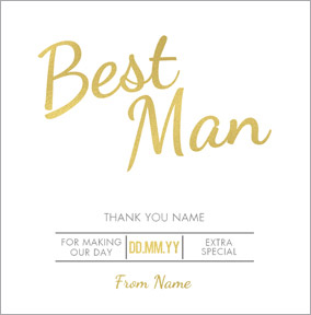 Luxe Love Affair - Best Man Thank You