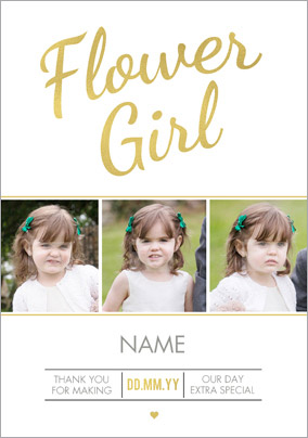 Luxe Love Affair - Flower Girl Thank You