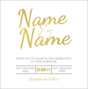 Luxe Love Affair - Wedding Invitation