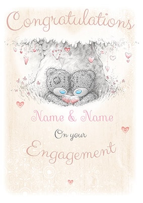 Congratulations On Your Engagement Card - Me To You
