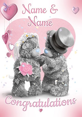 Me to You Wedding Card - Photo Finish The Happy Couple