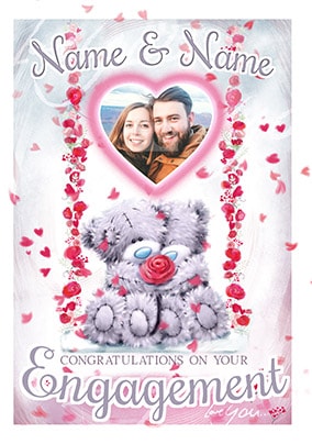 Congratulations On Your Engagement Photo Card - Me To You