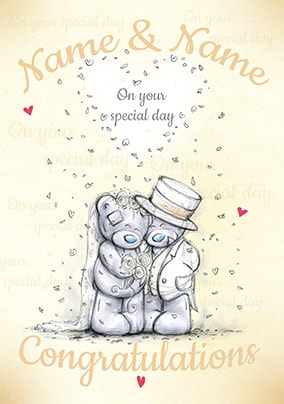 Me to You Wedding Card - On your Special Day