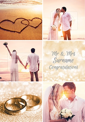 Paper Rose - Wedding Card 3 Multi Photo Upload