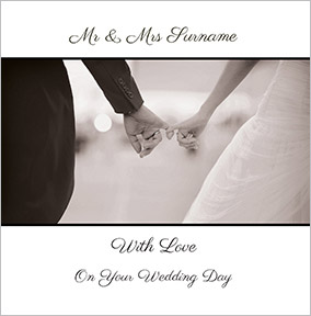 Paper Rose - Wedding Card Pinky Promise