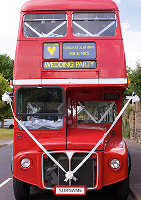 Paper Rose - Wedding Card Party Bus