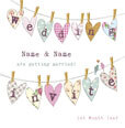 Paper & Pegs Shabby Rose - Wedding Invitation