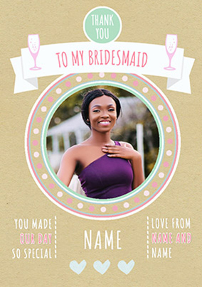 Rustic Romance - For my Bridesmaid