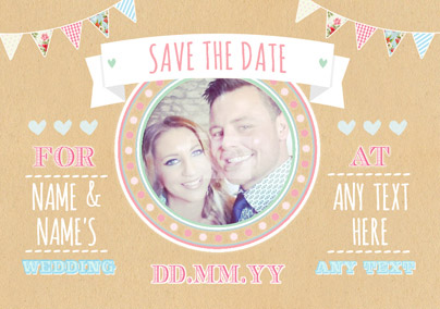 Rustic Romance - Save the Date