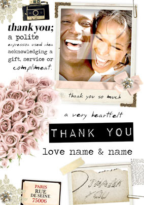 Style Crush - Wedding Thank You