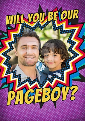 Will You Be Our Pageboy? Photo Card