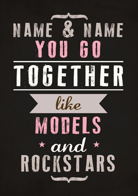 We Go Together - Models Rockstars Poster