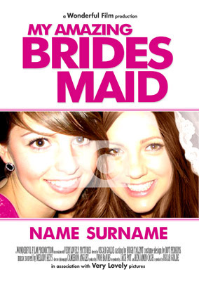 Spoof Movie - Amazing Bridesmaid Wedding Card
