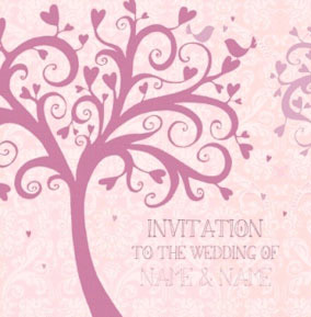 Love Tree - Invitation