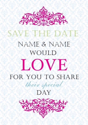 Truly Madly - Save The Date Wedding Card