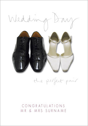 Woodmansterne - The Perfect Pair Wedding Card