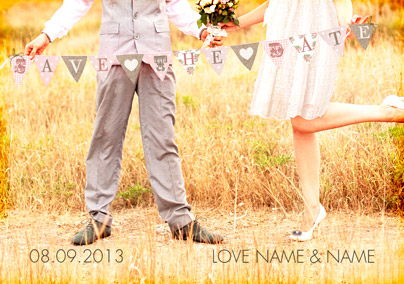 You Look Pretty - Save The Date Wedding Card