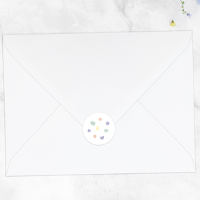ZDISC Hessian Pastel Bunting Envelope Seals