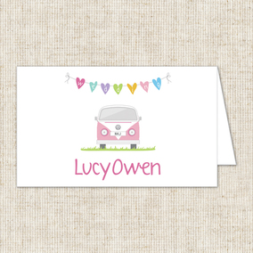 ZDISC Campervan & Bunting Place Cards