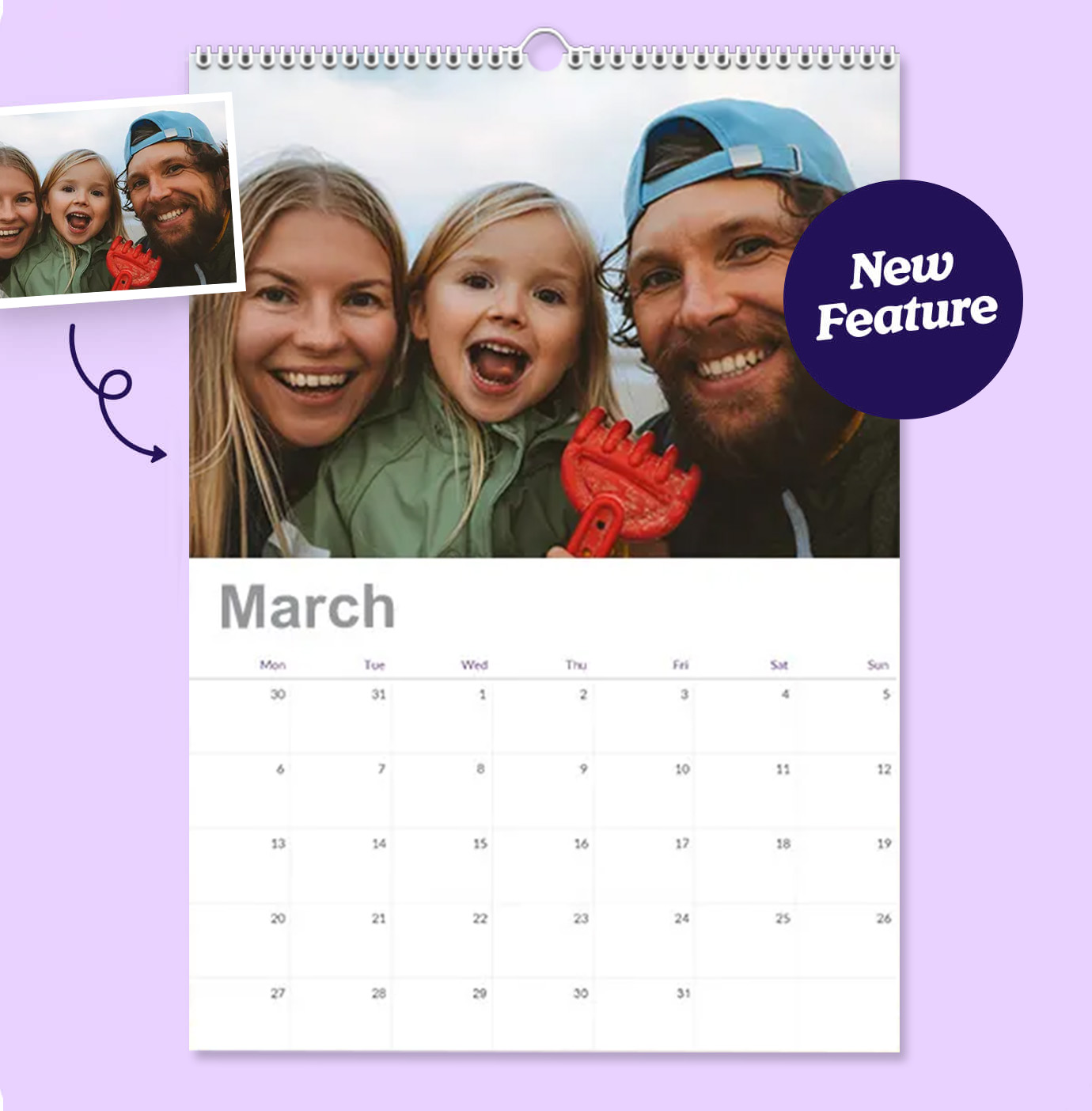 Photo of calendar gallery