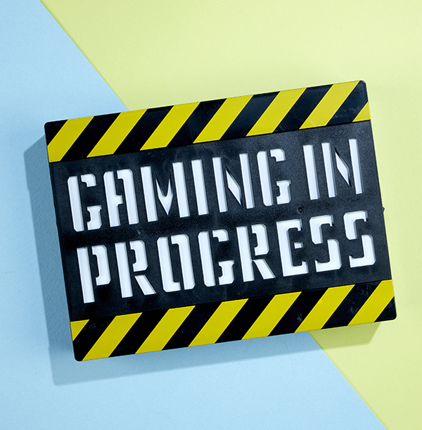 Gaming In Progress Lightbox Funky Pigeon